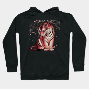 Wistful Tiger Japanese Art Print Hoodie